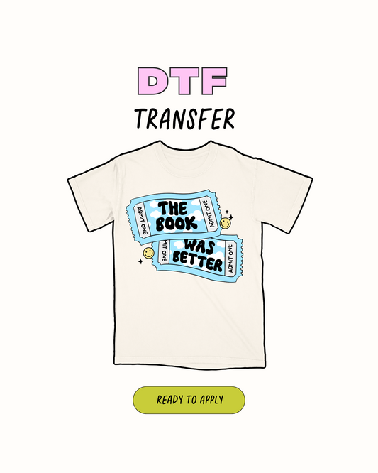 El libro fue mejor - DTF Transfer