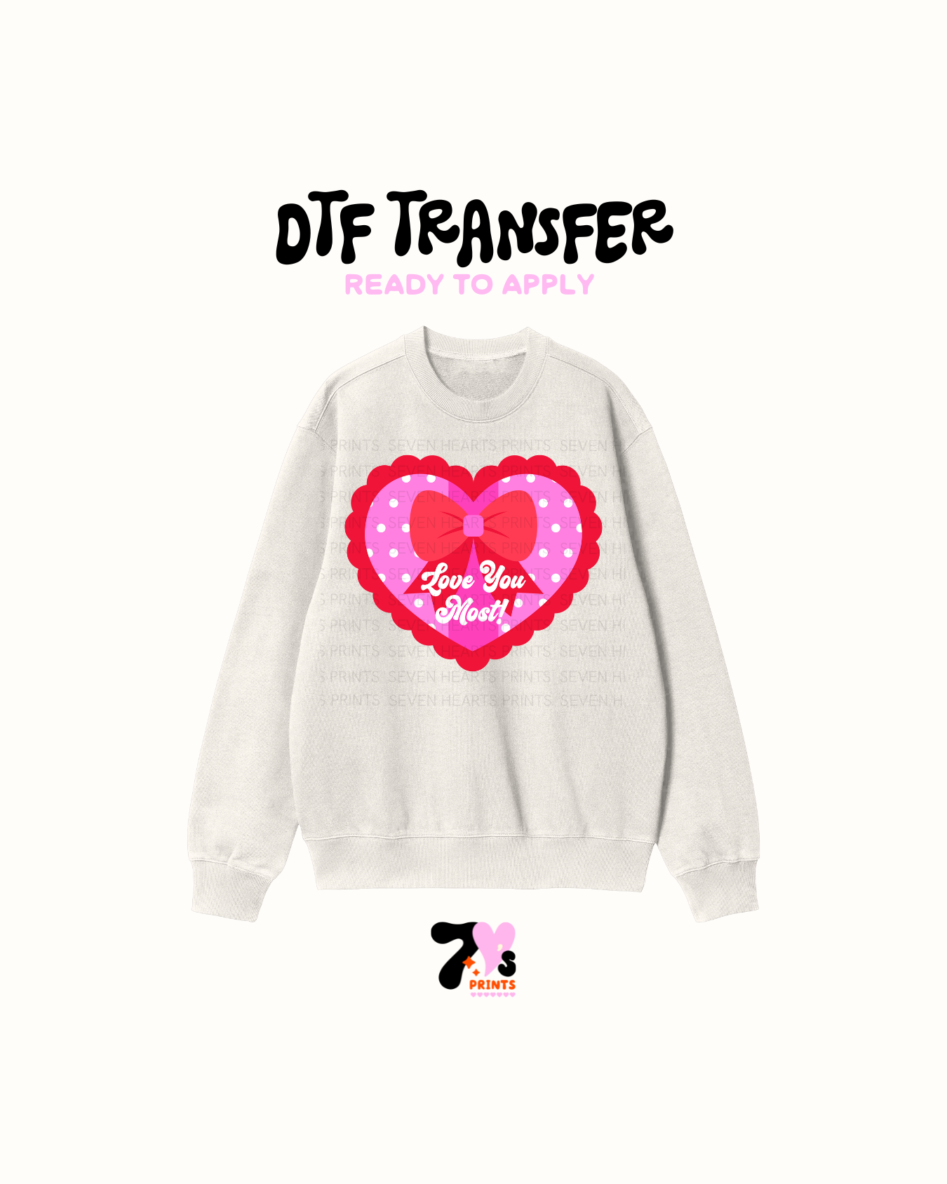Love you Must - DTF Transfers