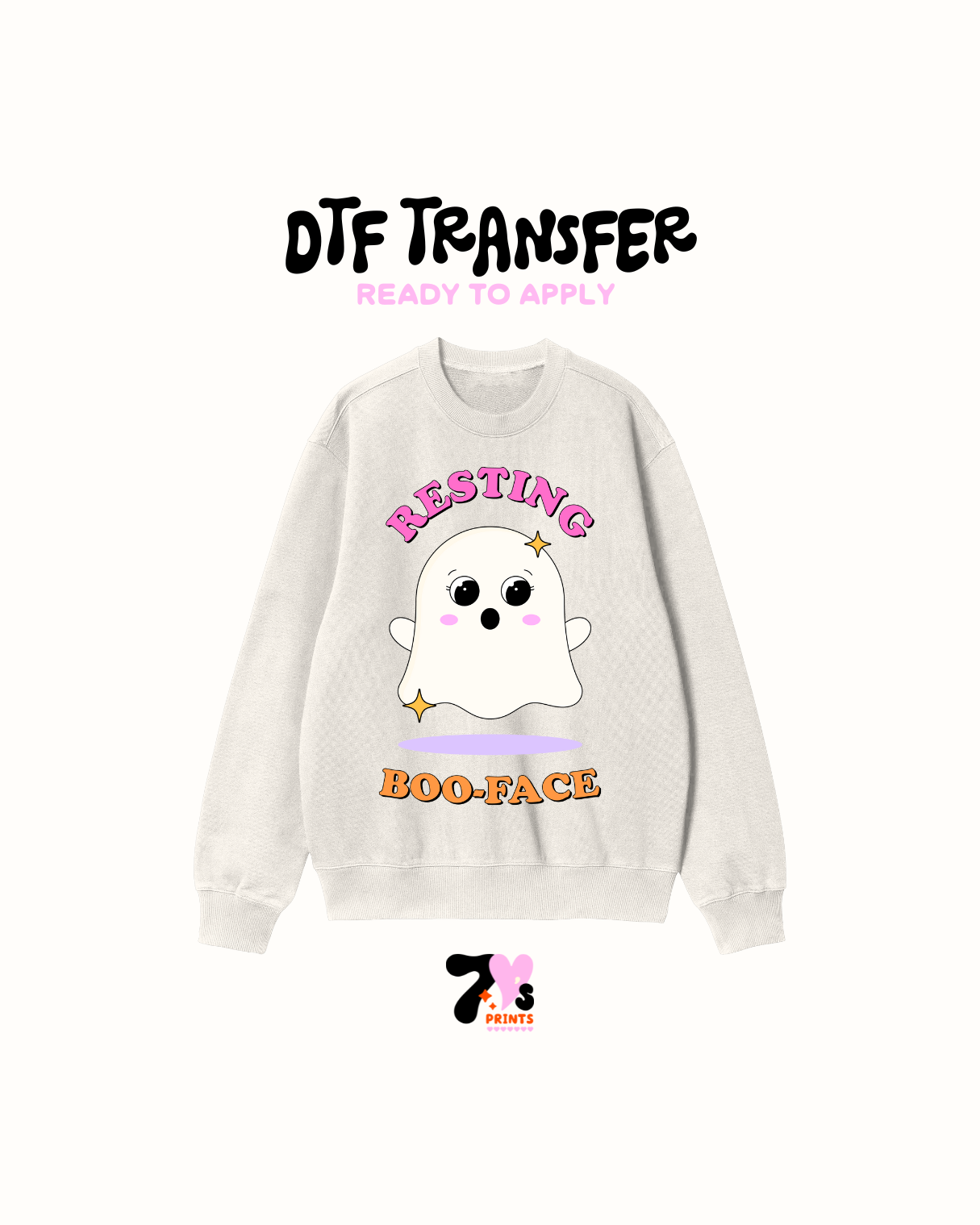 Resting boo face - DTF Transfers