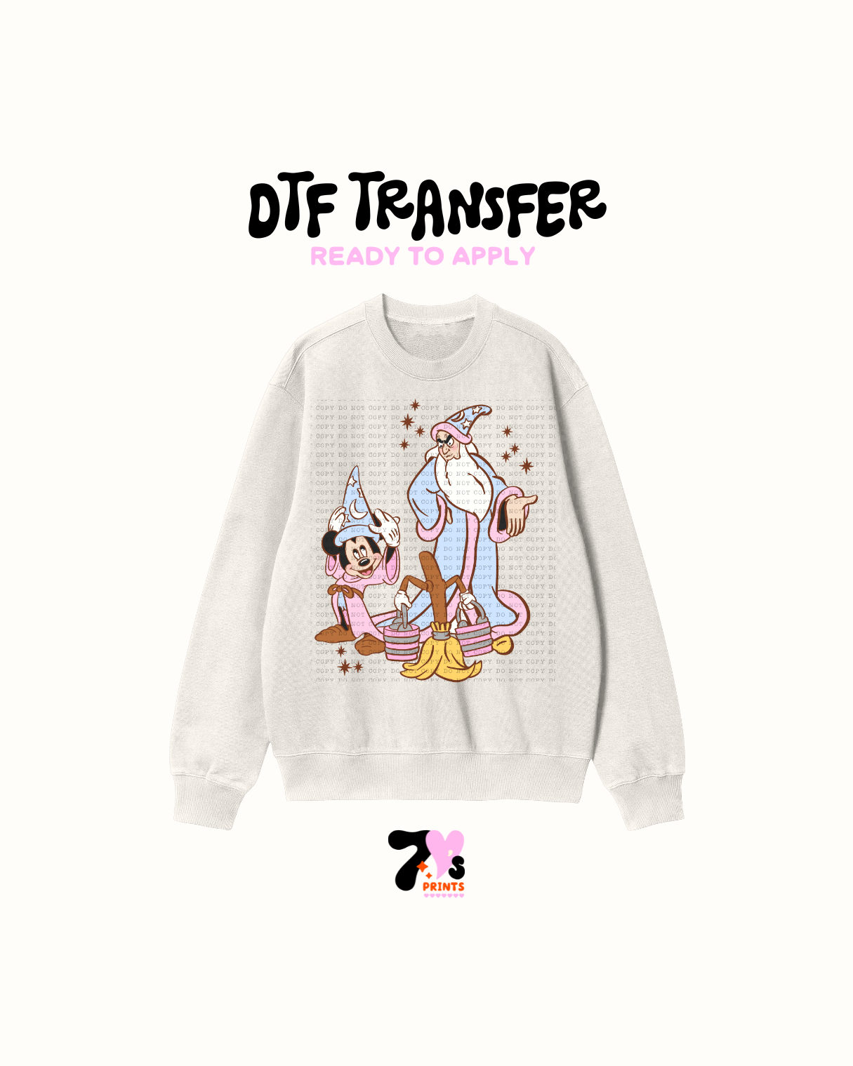 Mouse (pastel) - DTF Transfer