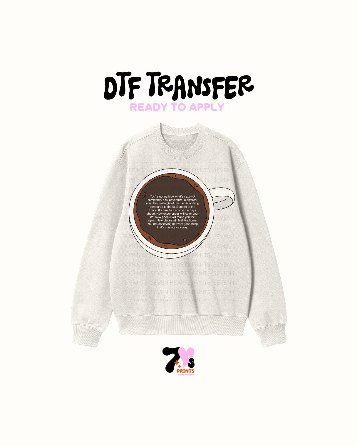 Coffee quotes - DTF Transfer
