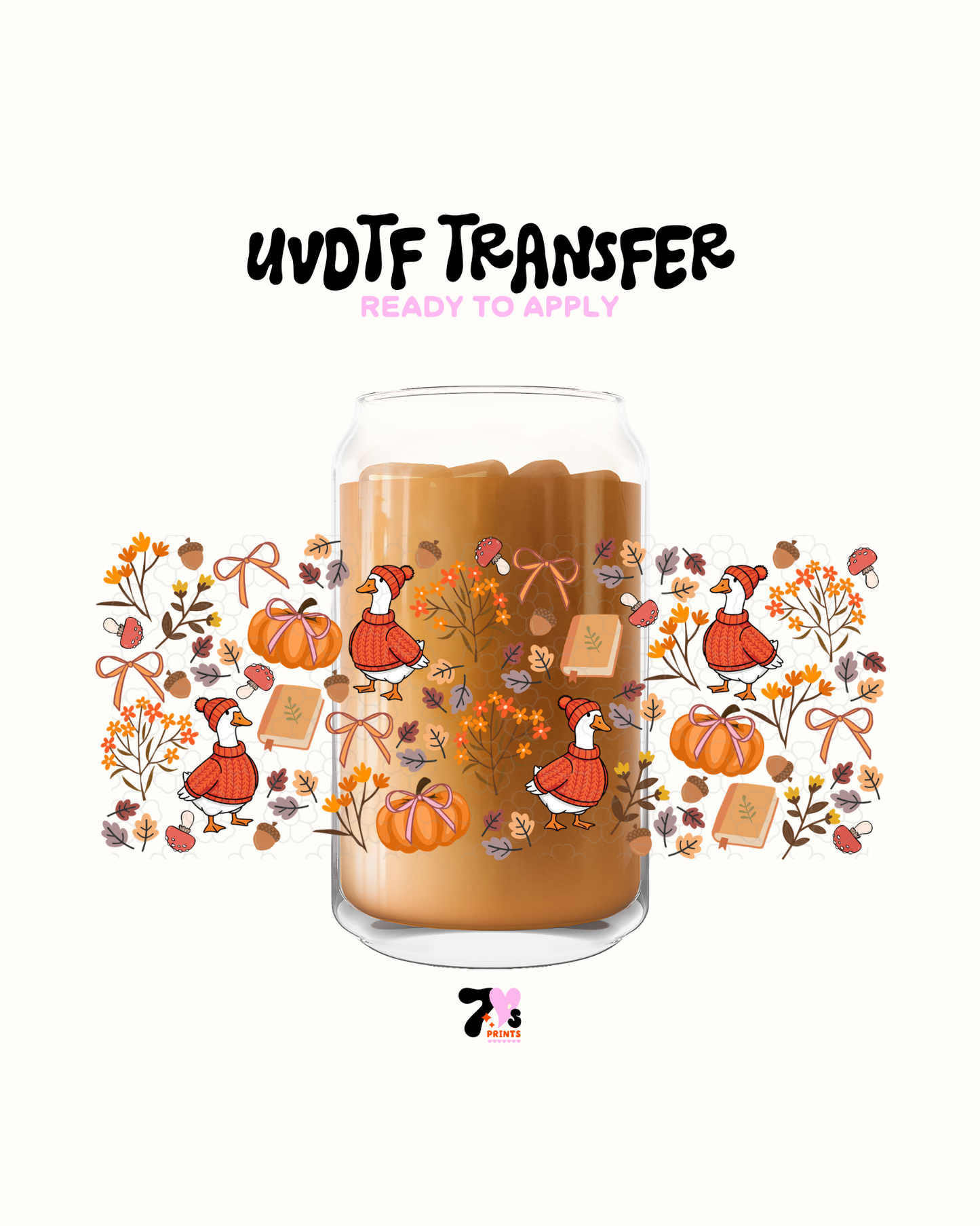 Goose fall vibes - UVDTF Wrap