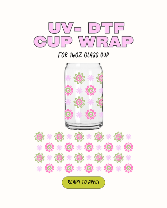 Retro Flowers - UV DTF