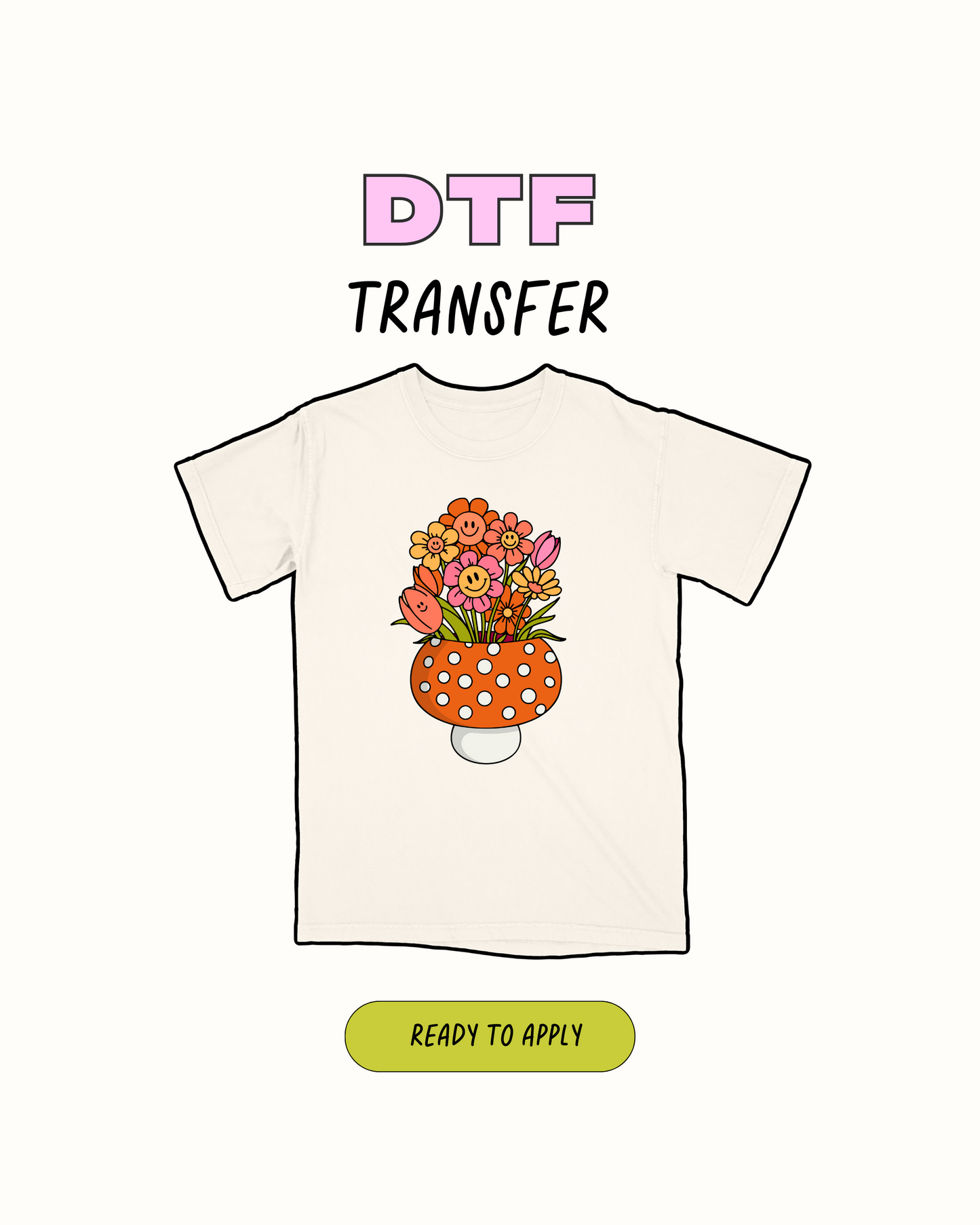 Flower Base - DTF Transfer