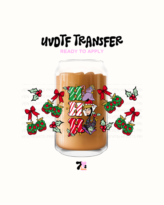 HoHo xmas cherry skulls- UVDTF Wraps