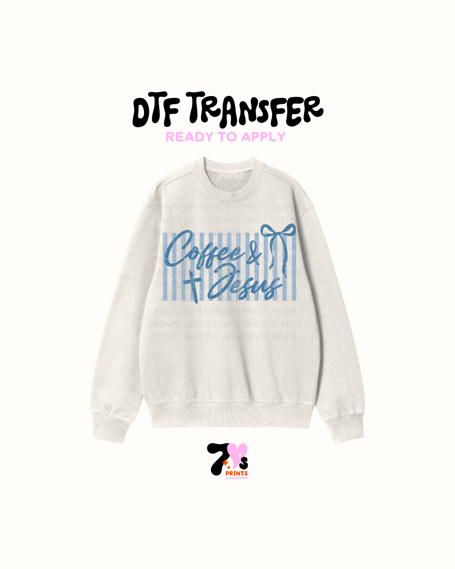 Coffee and Jesus- DTF Transfers