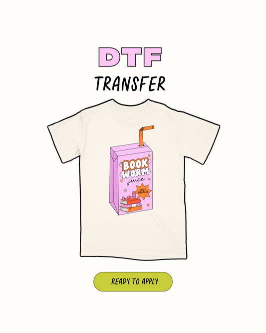 Bookworm -  DTF Transfer