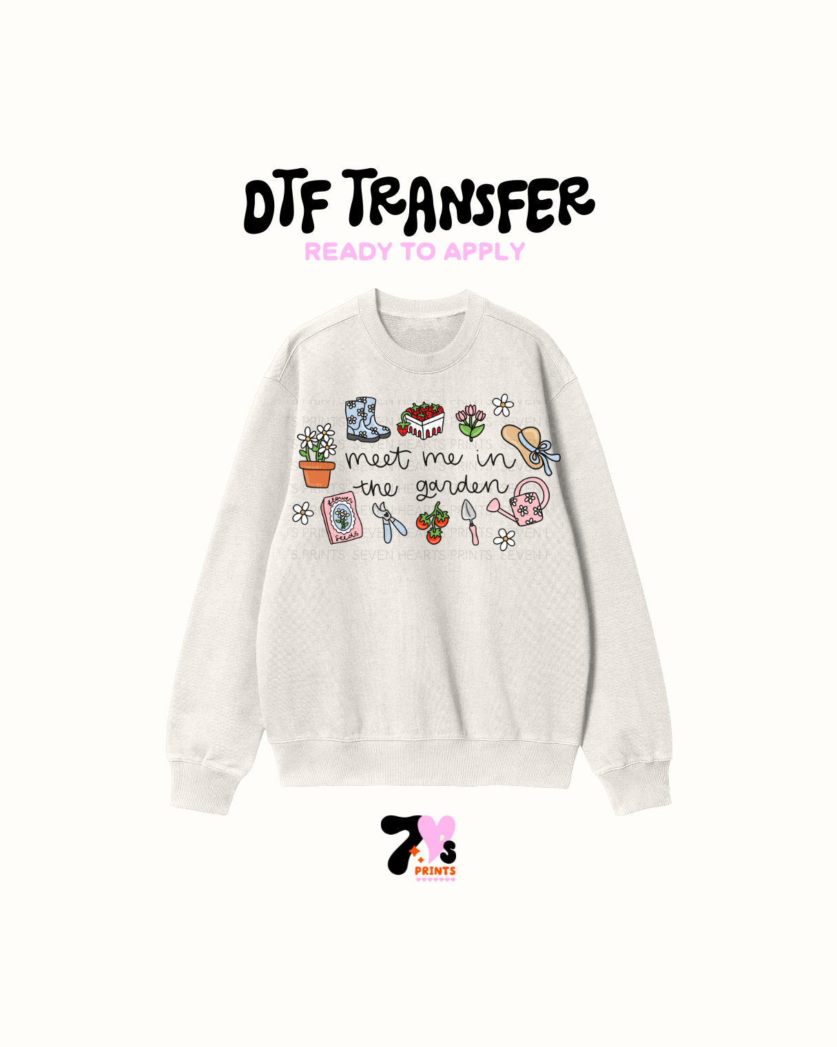 Meet me in the garden - DTF Transfer