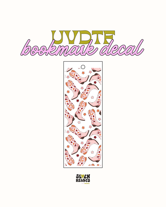 Fall Howdy - UVDTF Bookmark Decal