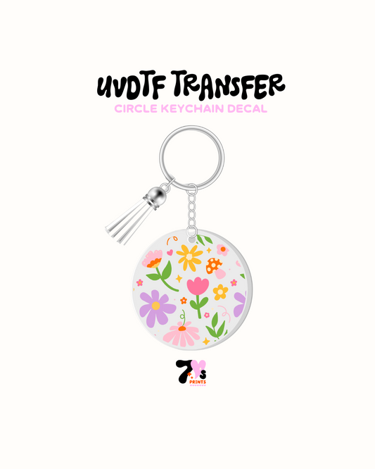 Flower garden - Round Keychain