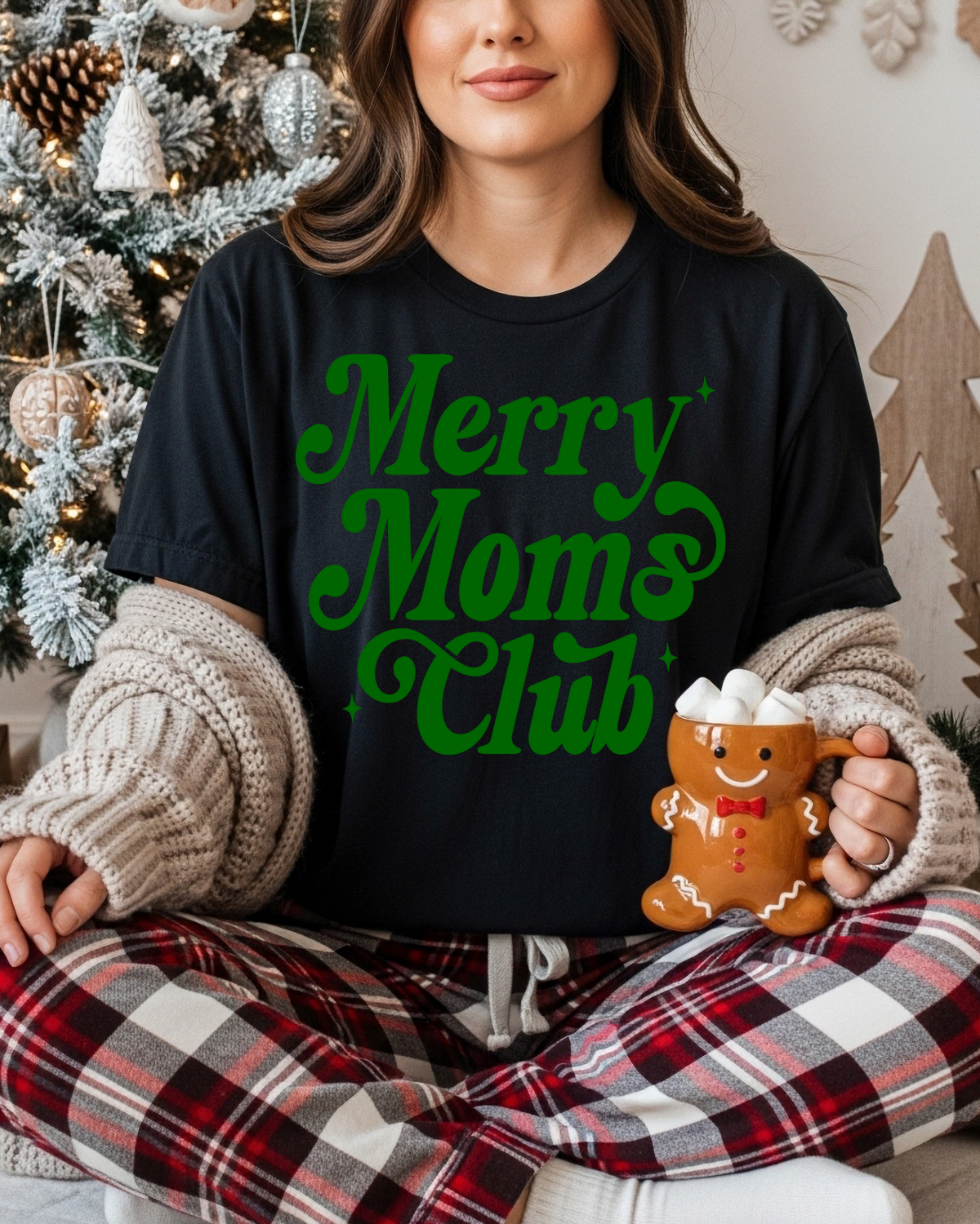 Merry moms club green - DTF Transfers