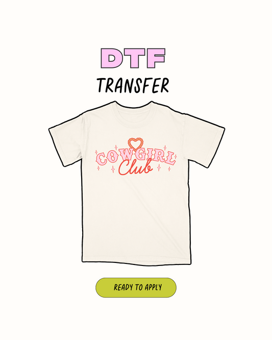 Club de vaqueras - Transferencia DTF