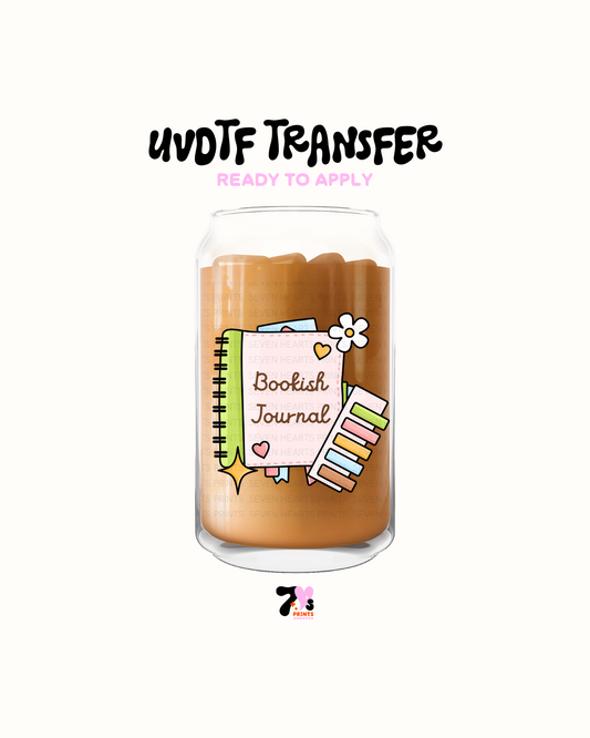 Bookish journal - UVDTF Decal