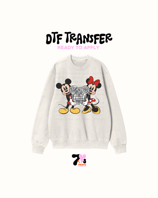 Disco mouse - DTF Transfers