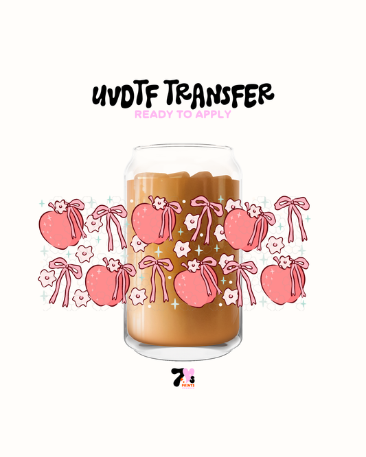 Apples and bows - UVDTF Wrap