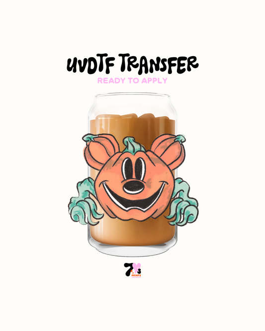 Mouse Pumpkin - UVDTF Decal