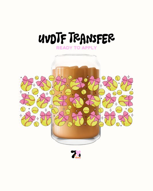 Coquette Softball - UVDTF Wrap