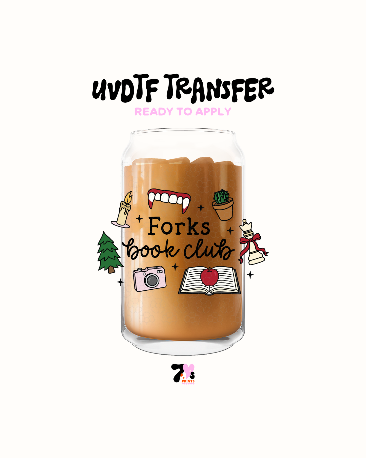 Forks book club - UVDTF Decal