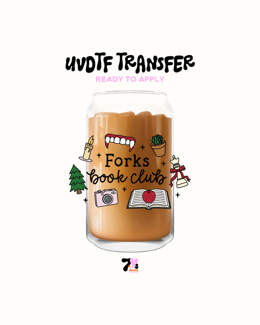Forks book club - UVDTF Decal