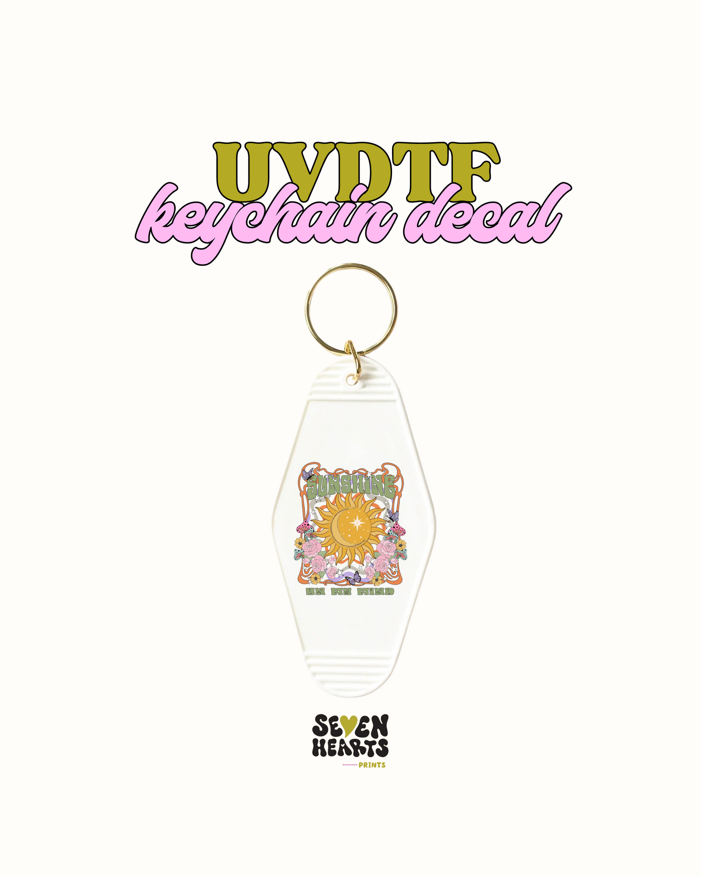 Sunshine - Keychain Decal Set of 5