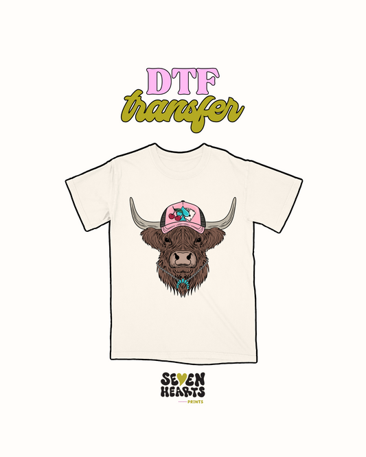 Highland cow - DTF Transfer