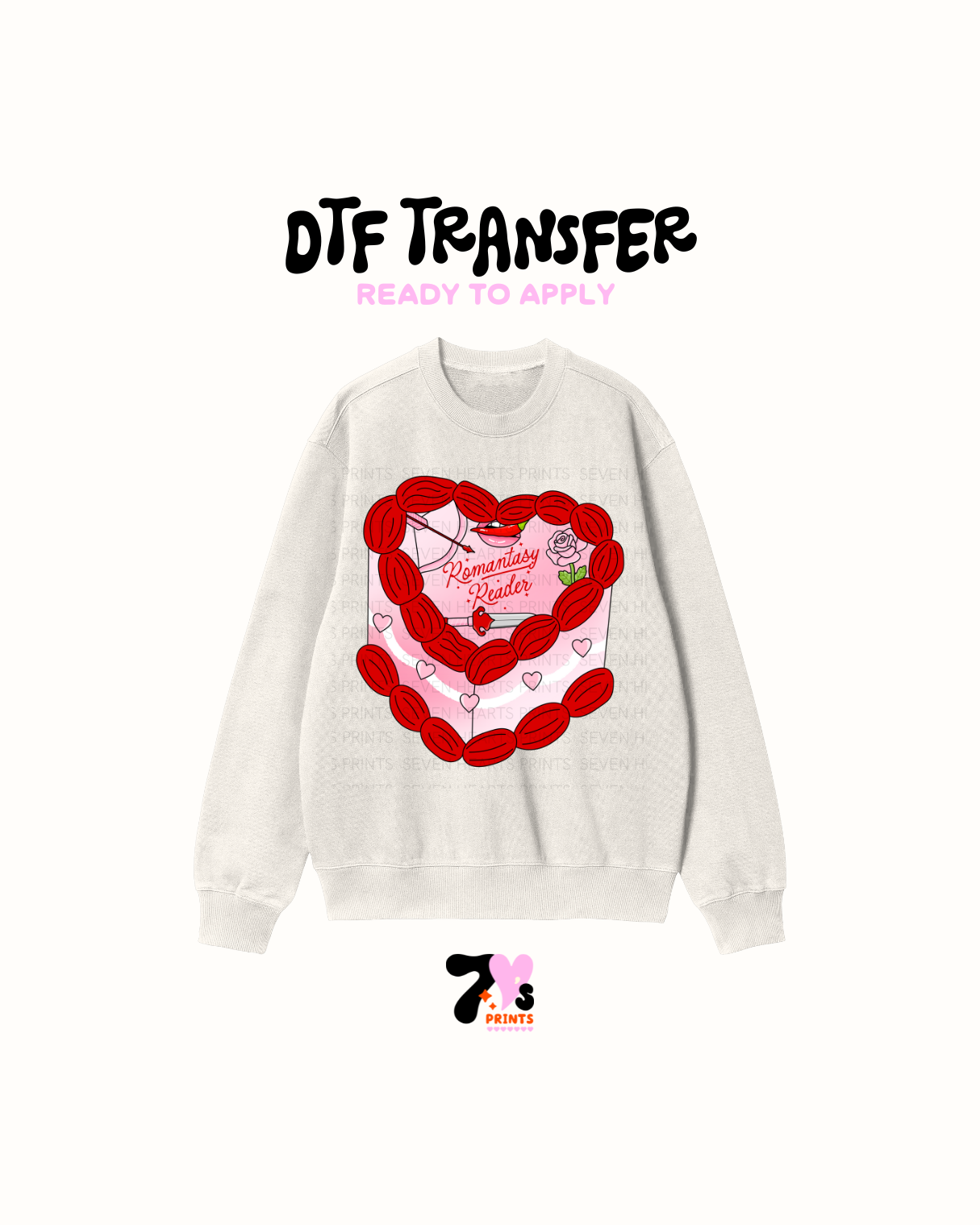 Romantasy Reader Cake -  DTF Transfers