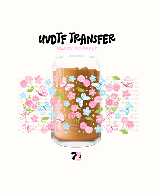 Butterflies and flowers - UVDTF Wrap