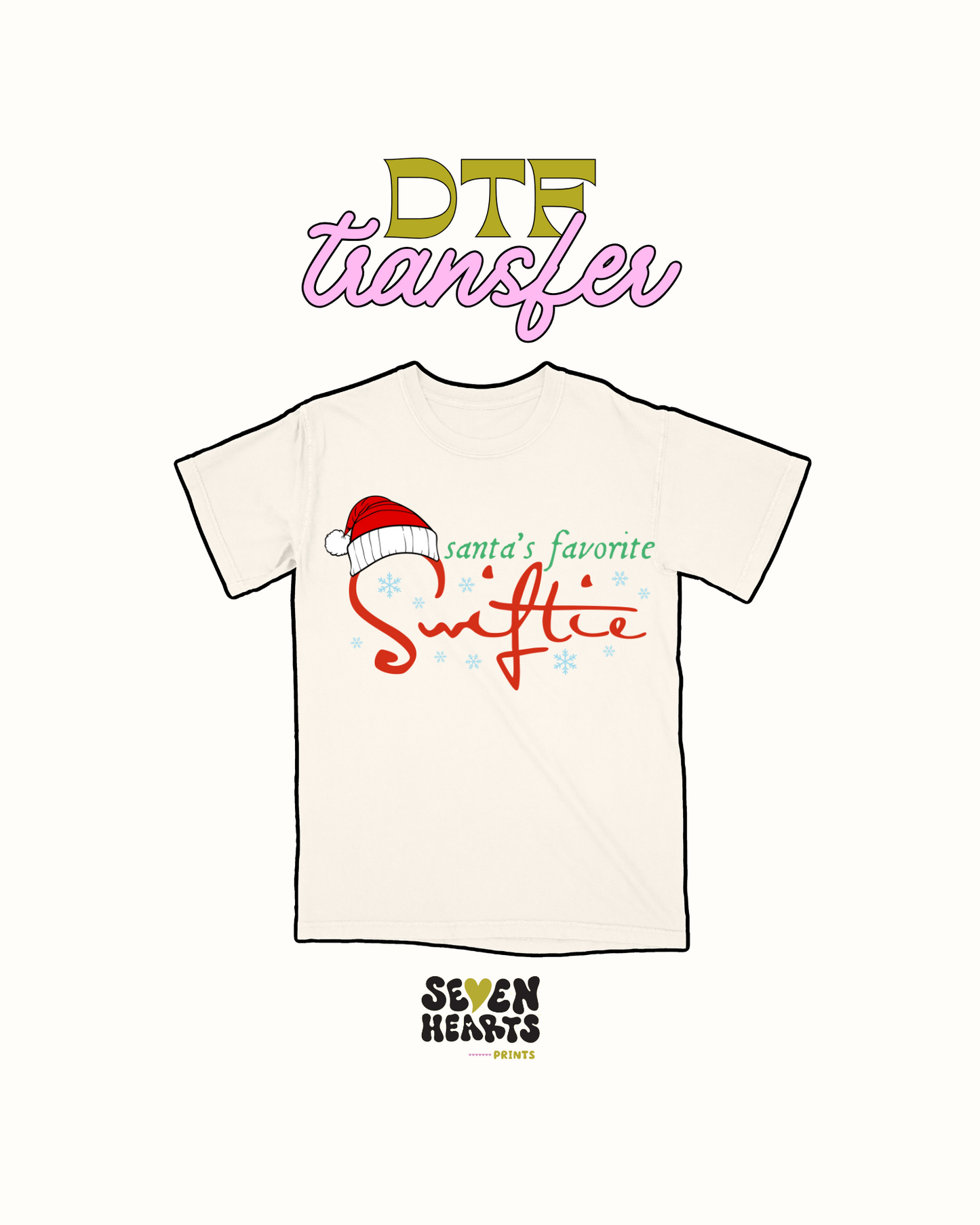 Santa Favorite Swiftie  - DTF Transfer
