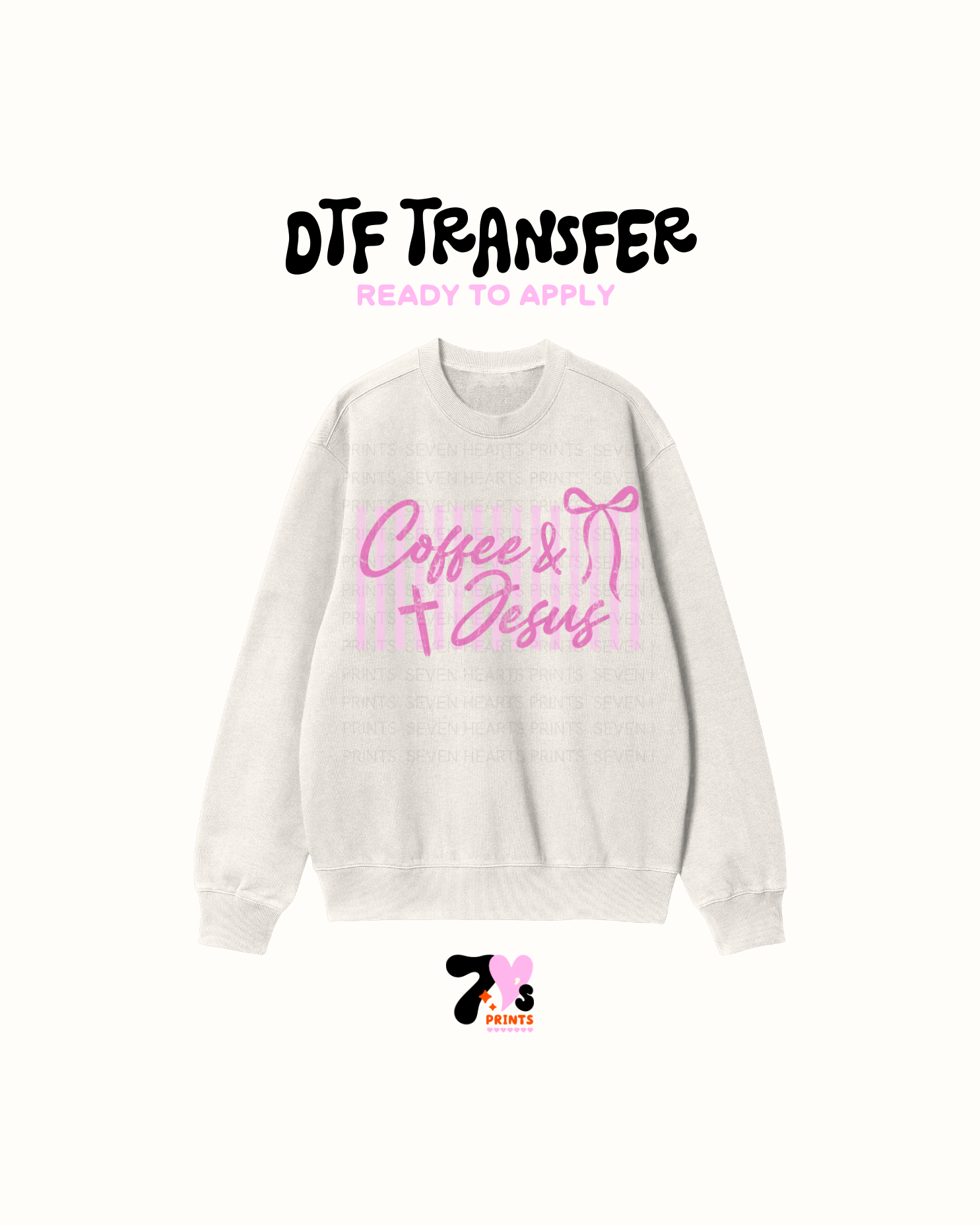 Coffee and Jesus- DTF Transfers