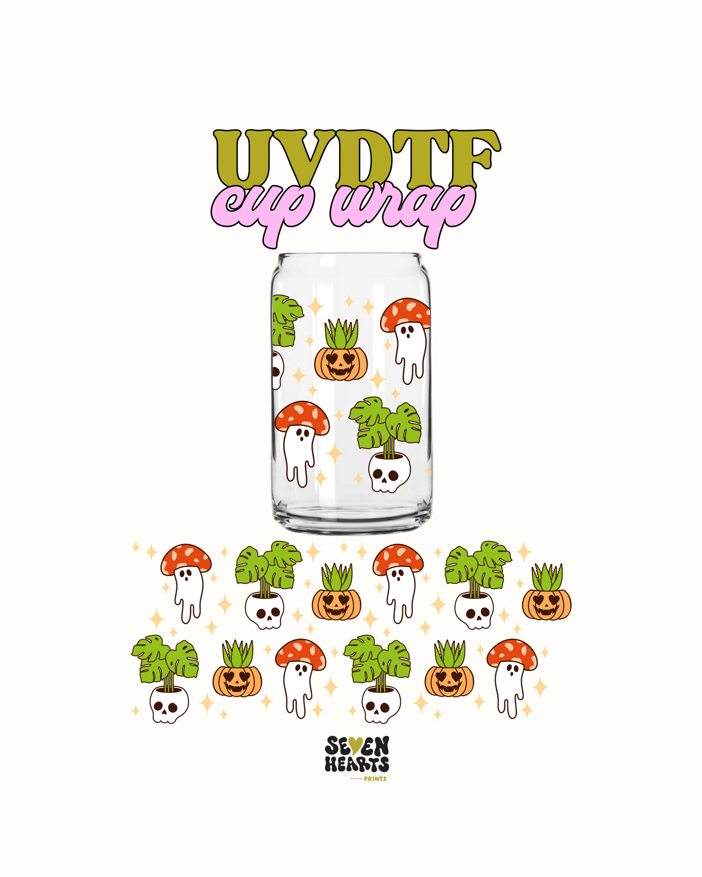 Ghosty plants - UV DTF