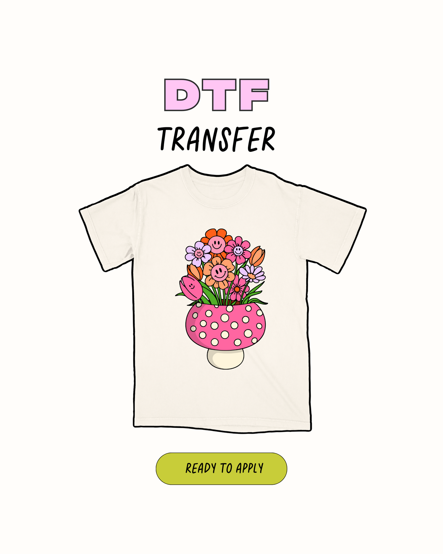 Flower Base - DTF Transfer