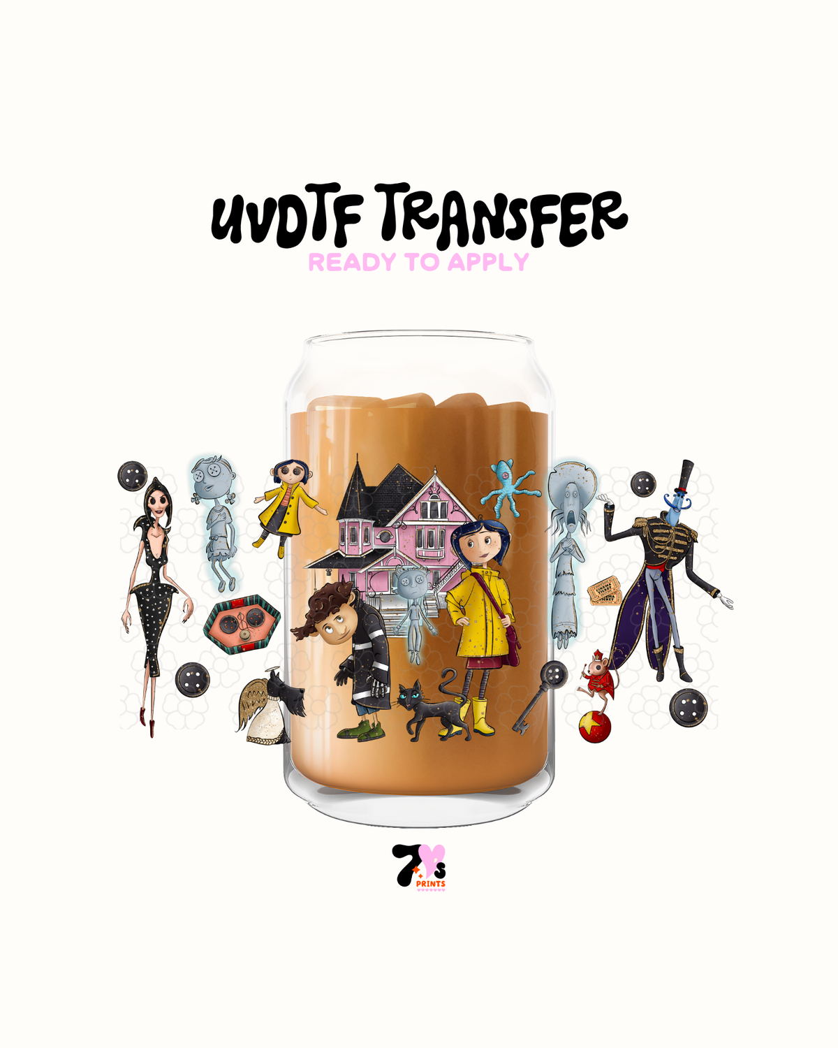 Coros scary vibes - UVDTF Wrap