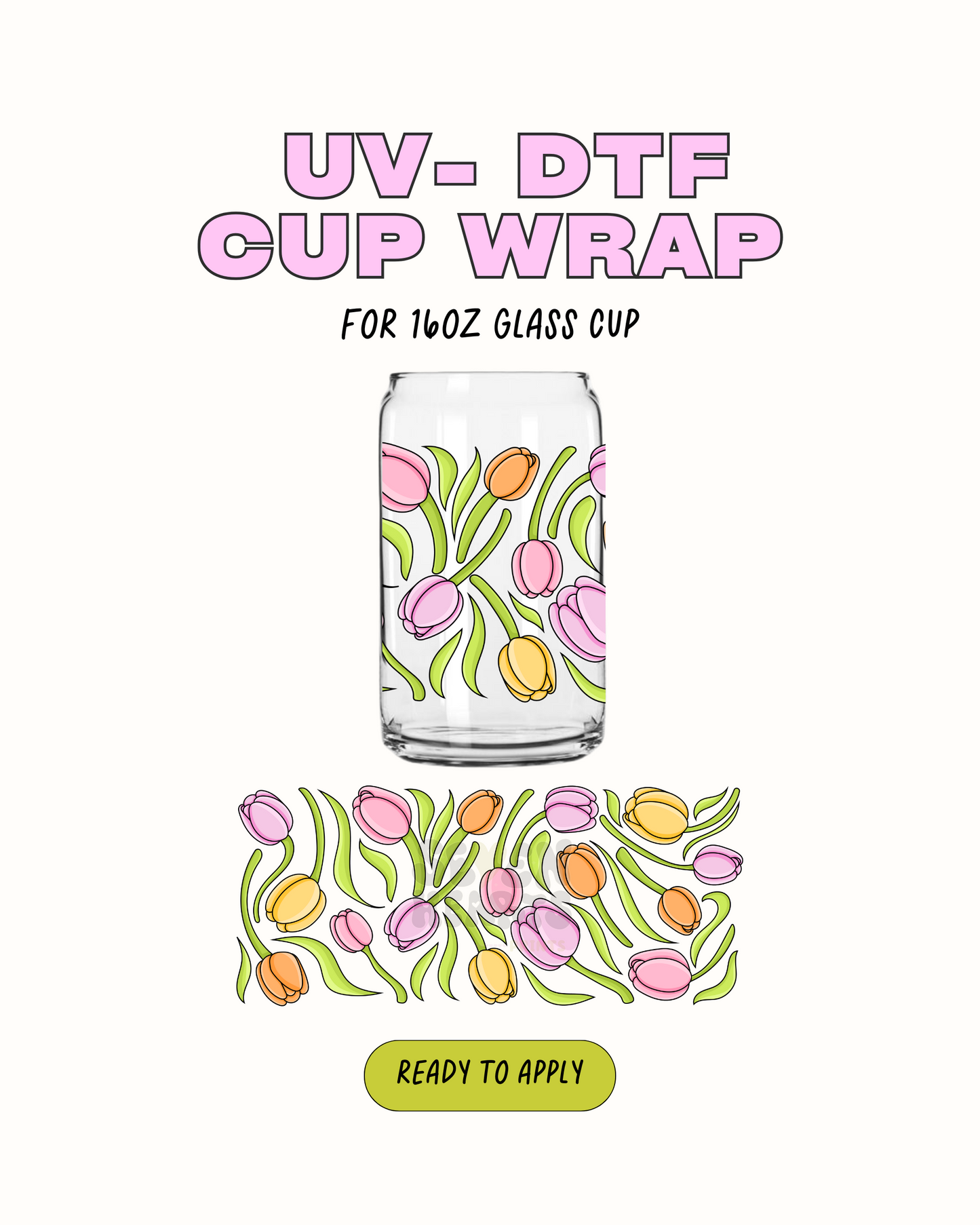 Tulips - UV DTF