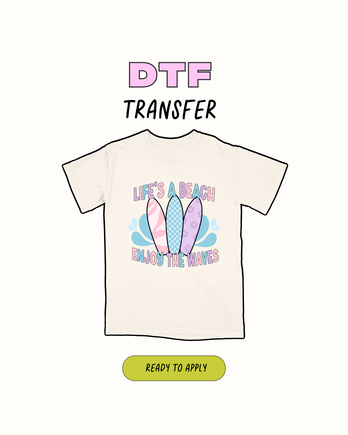 disfruta de las olas - DTF Transfer