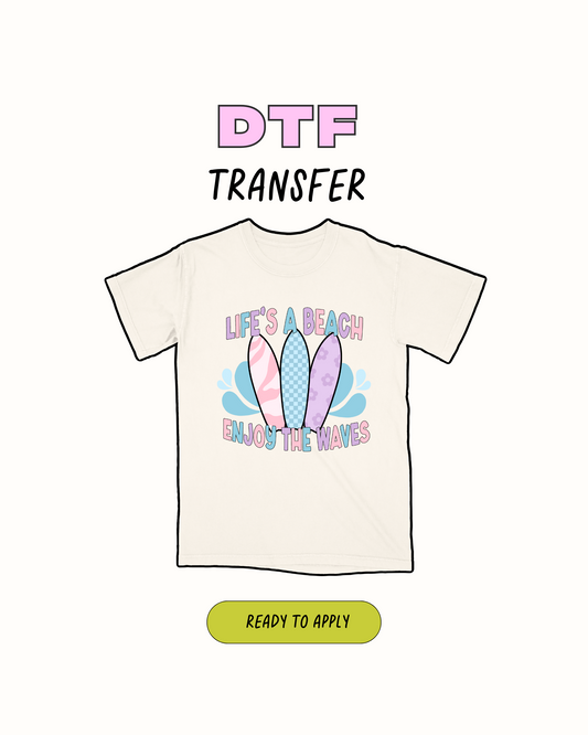 enjoy the waves - DTF Transfer