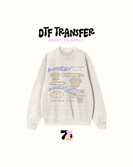 Matthew 14-16-21 DTF Transfers