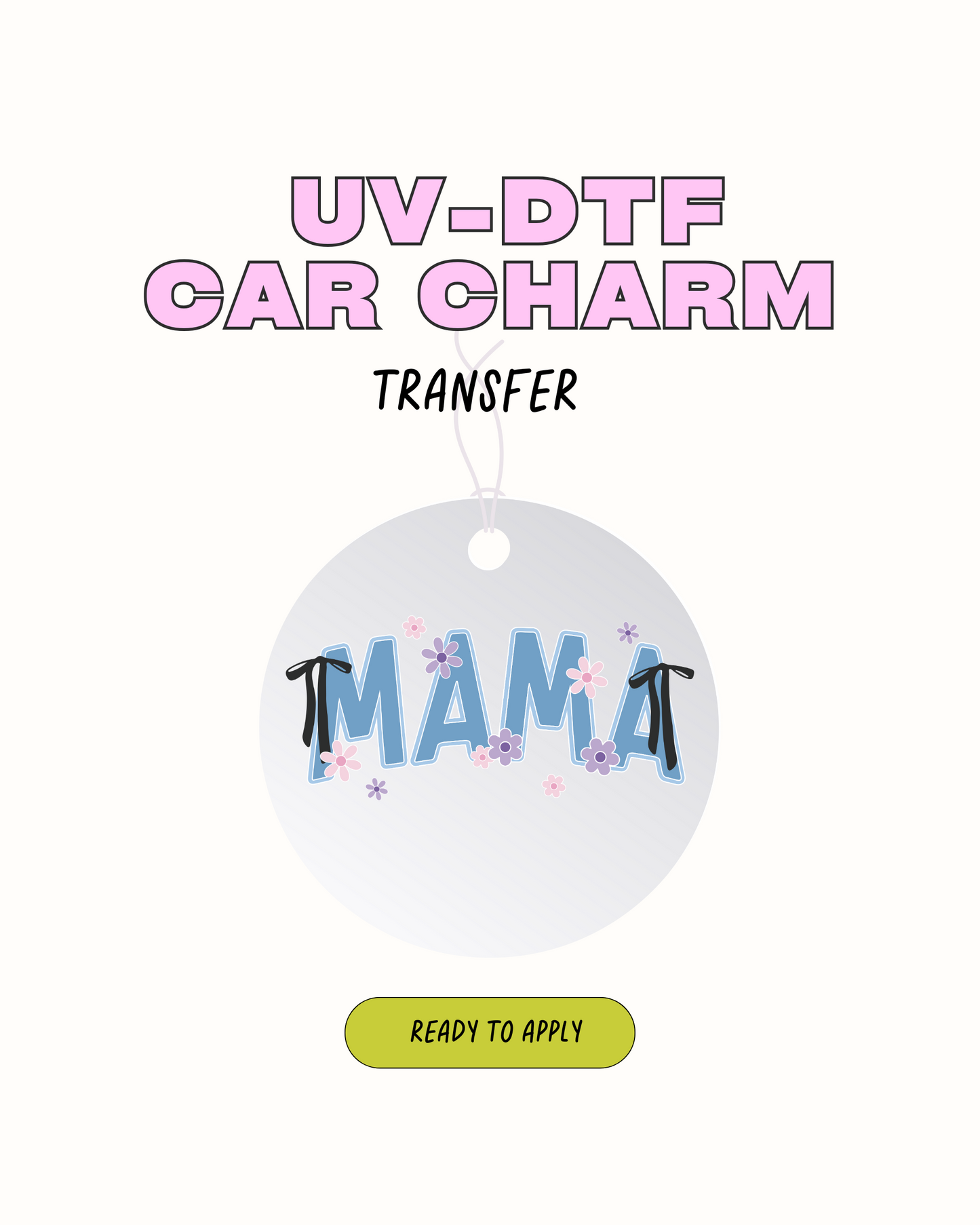 Mama -  Car Charm Decal