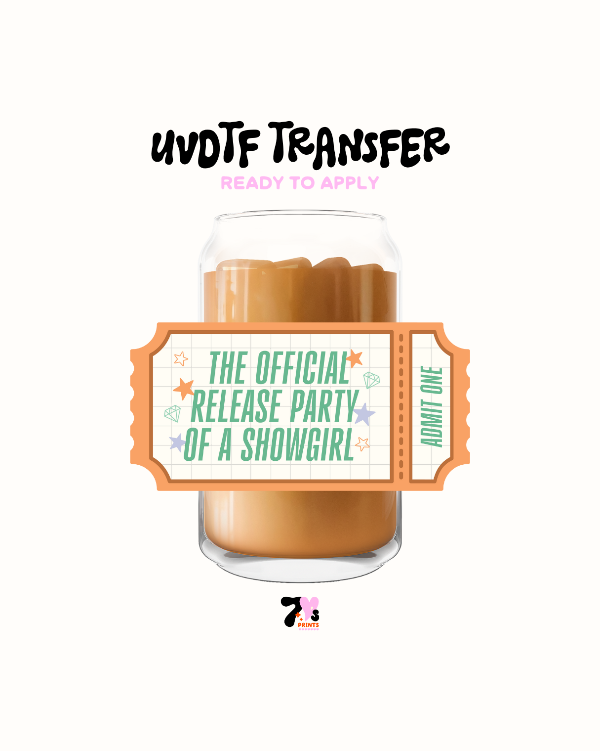 Release party of a showgirl - UVDTF Decal