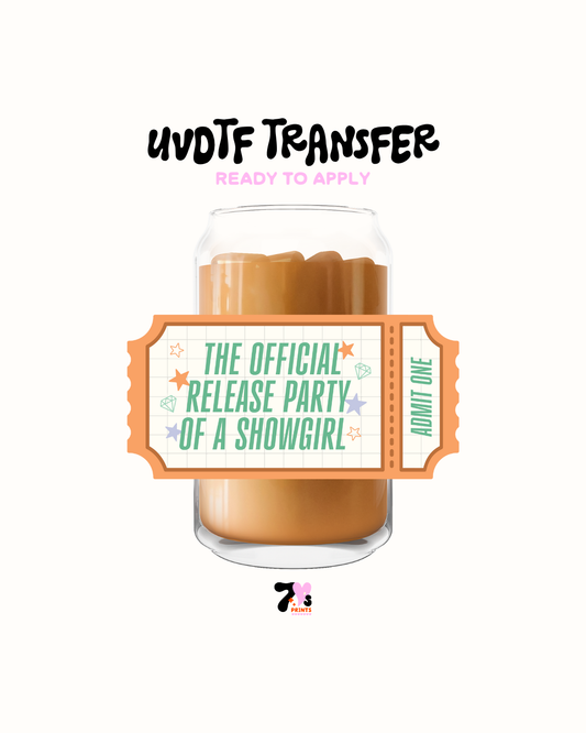 Release party of a showgirl - UVDTF Decal