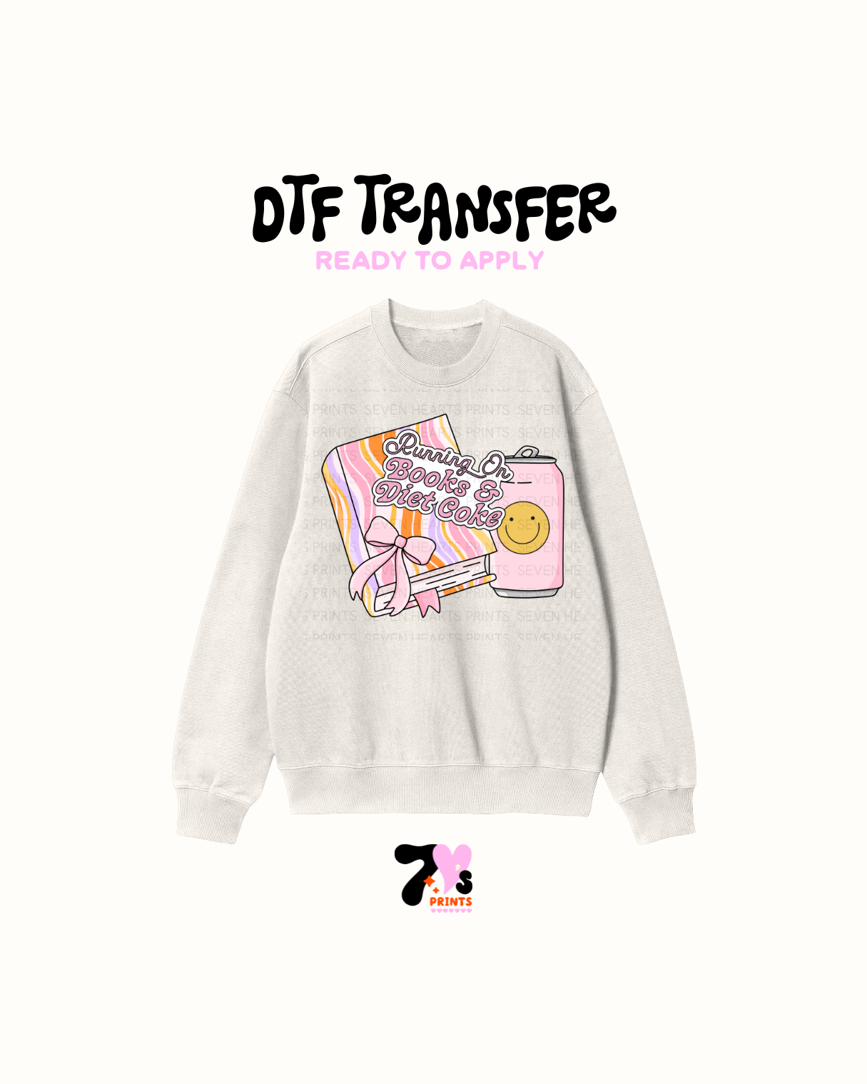 Runing Book and Diet coke - DTF Transfer