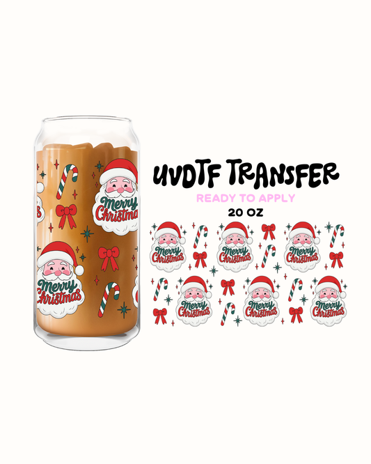 Merry Christmas - UVDTF 20oz Cup Wrap