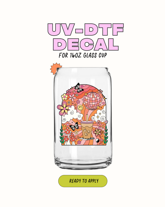 Transferencia UV DTF con cafeína 