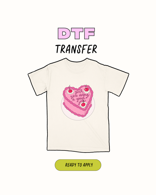 Chica, estás haciendo un buen trabajo - Transferencia DTF