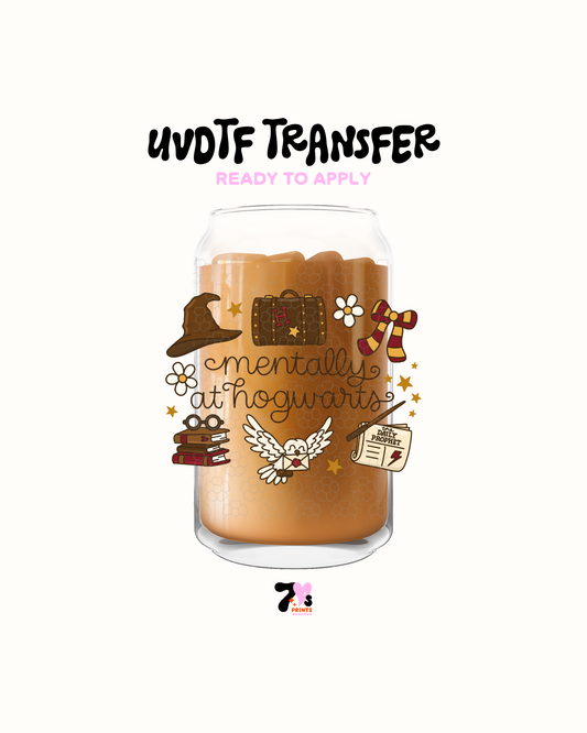 Mentally at Hogwats - UVDTF Decal
