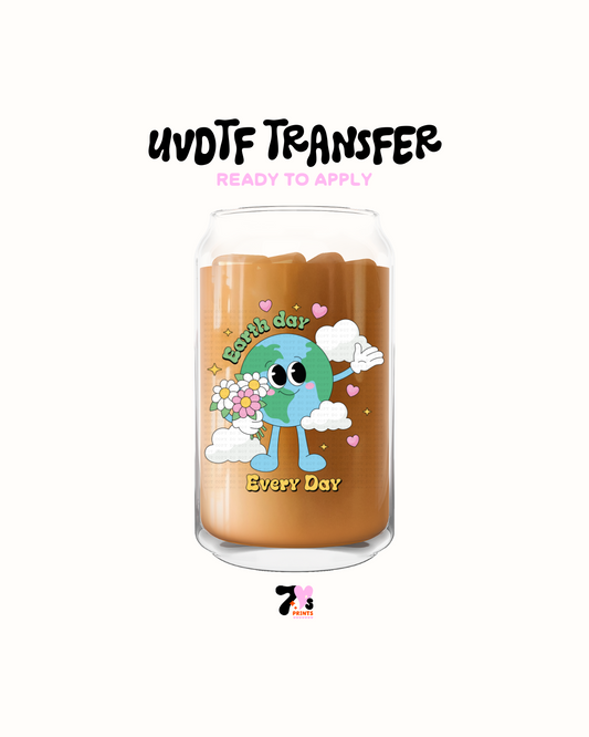 Earth Day - UVDTF Decal
