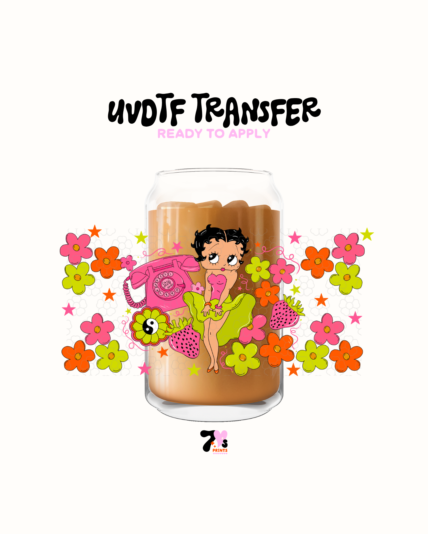 Betty Boop - UVDTF Wrap