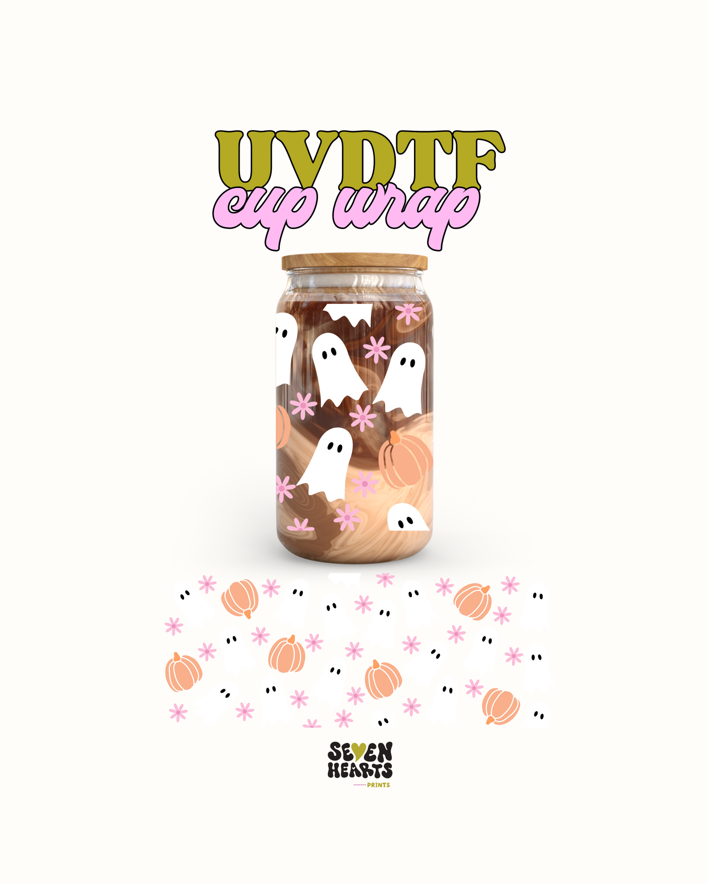 Ghosty Pumkin - UV DTF