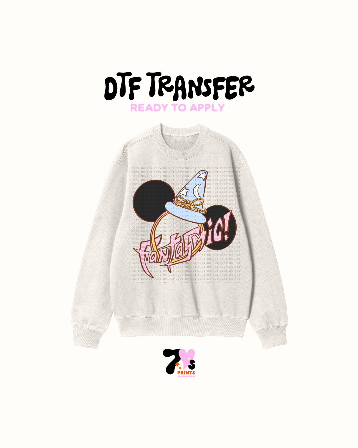 Mouse Ears (pastel) - DTF Transfer