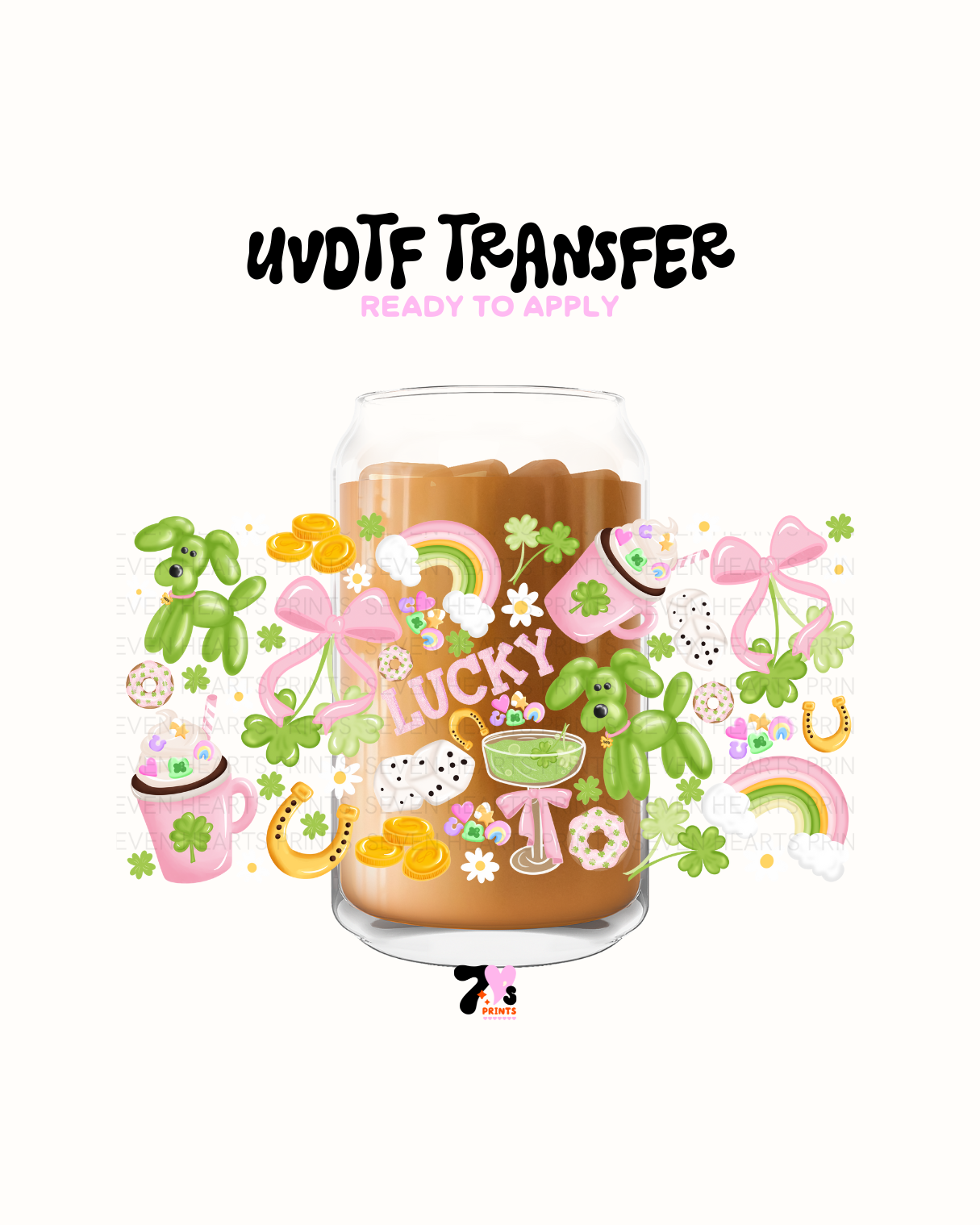 St Patrick Day Lucky - UVDTF Wrap