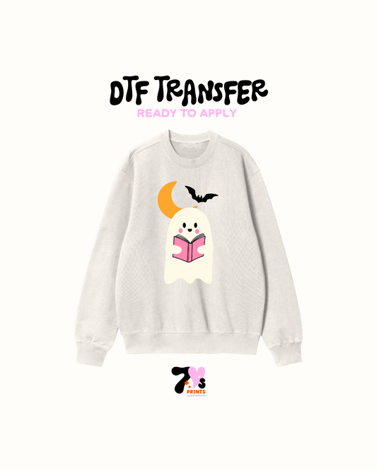 Ghost and book - DTF Transfers